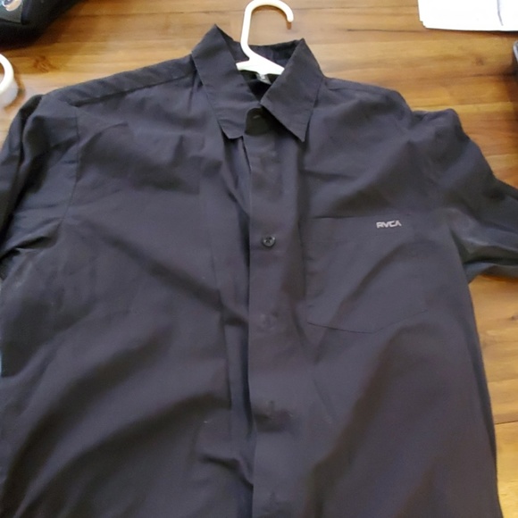 RVCA black button down shirt - Picture 4 of 4